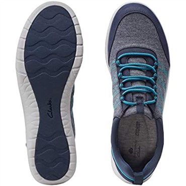 Zapatilla Mujer Clarks Adella Holly Textil Azul Marino