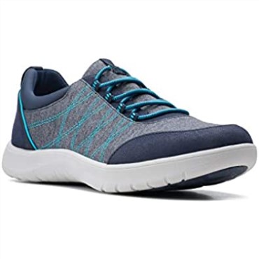 Zapatilla Mujer Clarks Adella Holly Textil Azul Marino