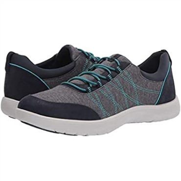 Zapatilla Mujer Clarks Adella Holly Textil Azul Marino