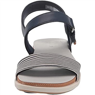 Sandalia Mujer Clarks Eliza Mae Textil Marino
