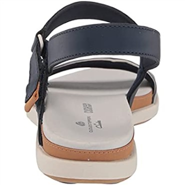 Sandalia Mujer Clarks Eliza Mae Textil Marino