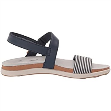 Sandalia Mujer Clarks Eliza Mae Textil Marino
