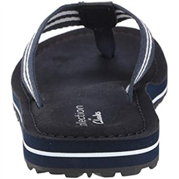 Chanclas Mujer Clarks Fenner Sunset Textil Azul Marino