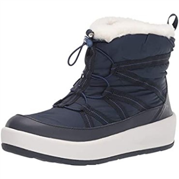Botines De Mujer Clarks Step North Frost De Tela Azul Marino