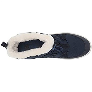 Botines De Mujer Clarks Step North Frost De Tela Azul Marino