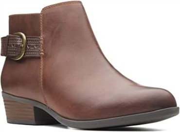 Botines Mujer Addiy Kara Sand Suede Clarks Tan