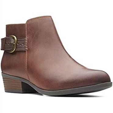 Botines Mujer Addiy Kara Sand Suede Clarks Tan