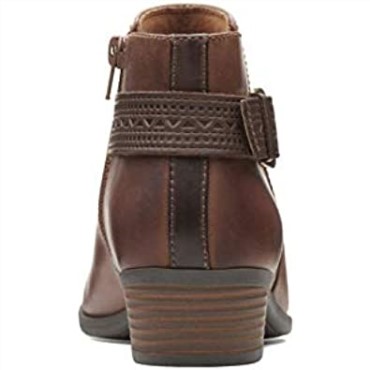 Botines Mujer Addiy Kara Sand Suede Clarks Tan