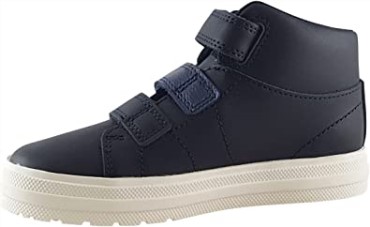 Botas De Piel Niño Nova Fun Azul Clarks