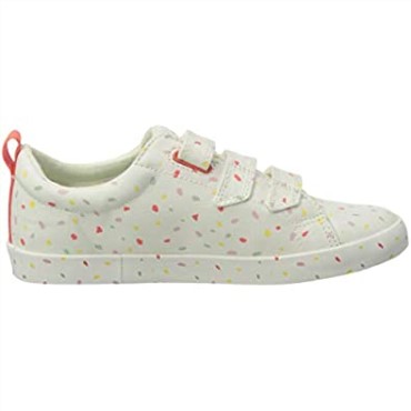 Zapatilla Clarks Foxing Print K De Lona Blanco Roto Niña