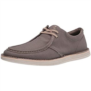 Zapatilla Forge Run De Lona Verde Oliva Para Hombre Clarks