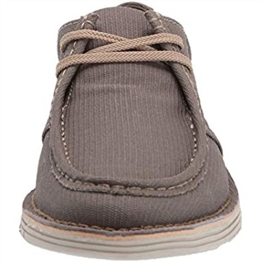 Zapatilla Forge Run De Lona Verde Oliva Para Hombre Clarks