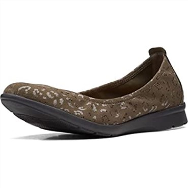 Tela Verde Oliva Bailarinas De Mujer Jenette Clarks