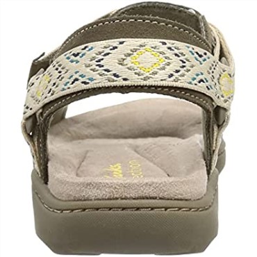 Sandalias Clarks Amanda Step De Mujer En Ante Verde Oliva