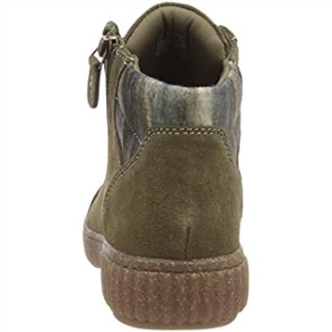 Botas De Moda De Mujer Caroline Park De Ante Verde Oliva Clarks