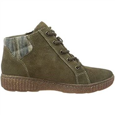Botas De Moda De Mujer Caroline Park De Ante Verde Oliva Clarks