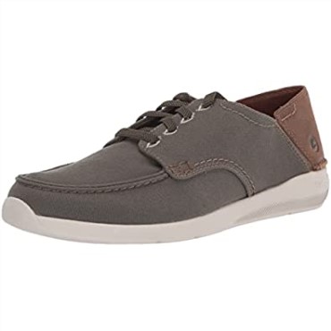 Zapatillas De Deporte Con Cordones Para Hombre Clarks De Tejido Verde Oliva