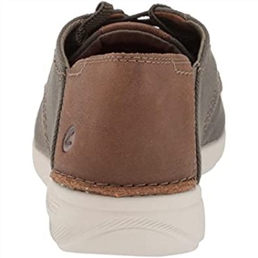 Zapatillas De Deporte Con Cordones Para Hombre Clarks De Tejido Verde Oliva
