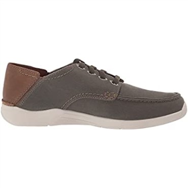 Zapatillas De Deporte Con Cordones Para Hombre Clarks De Tejido Verde Oliva
