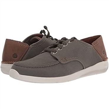 Zapatillas De Deporte Con Cordones Para Hombre Clarks De Tejido Verde Oliva