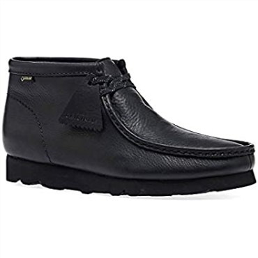 Zapatos De Vestir Wallabee Gtx Originales 11 Cuero Negro Clarks