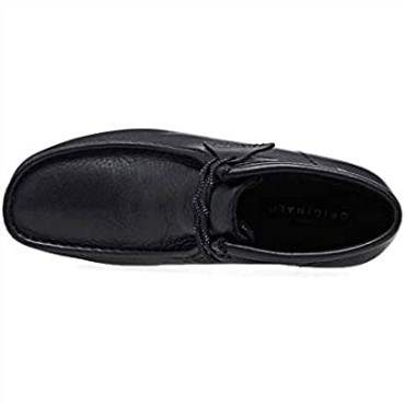 Zapatos De Vestir Wallabee Gtx Originales 11 Cuero Negro Clarks