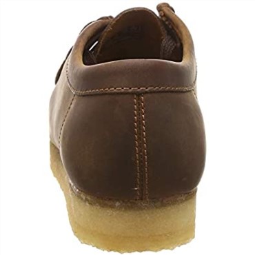 Zapatos Casual Gamuza Para Hombre Original Wallabee Marron Oscuro Clarks