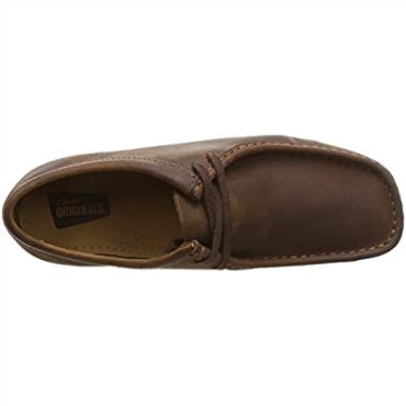Zapatos Casual Gamuza Para Hombre Original Wallabee Marron Oscuro Clarks