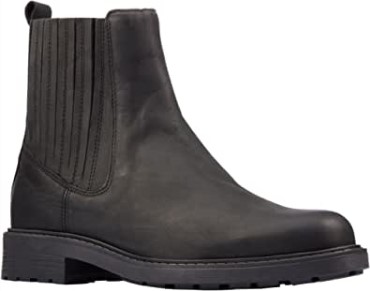 Botines Chelsea De Mujer Orinoco2 En Piel Negra Clarks Piel Negra