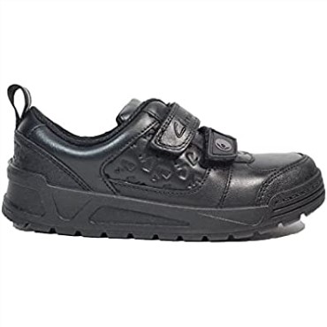 Palmer Mist Kids Zapatos De Escuela Con Tema De Pokémon De Cuero Negro Para Niños Clarks Negro