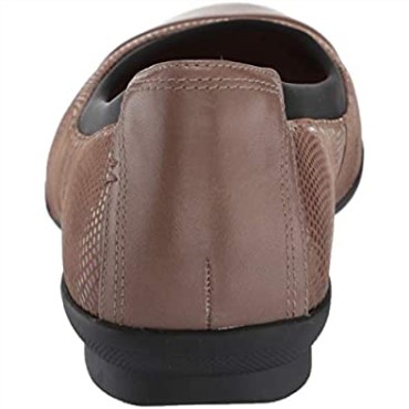 Pebble Interest Nubuck Neenah Garden Bailarinas Planas Clarks Para Mujer
