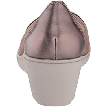 Pebble Nubuck Leather Combi Mujer Un Tallara Liz Plataforma Clarks