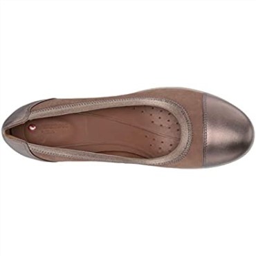 Pebble Nubuck Leather Combi Mujer Un Tallara Liz Plataforma Clarks