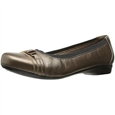 Zapatos Planos Clarks Kinzie Light De Mujer En Piel Peltre