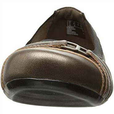 Zapatos Planos Clarks Kinzie Light De Mujer En Piel Peltre