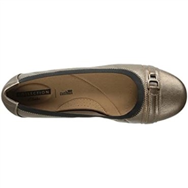 Zapatos Planos Clarks Kinzie Light De Mujer En Piel Peltre