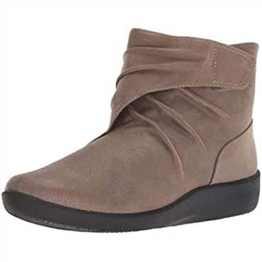 Botín Clarks Mujer Sillian Tana Peltre Sintético