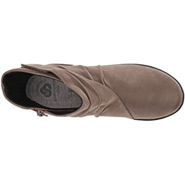 Botín Clarks Mujer Sillian Tana Peltre Sintético