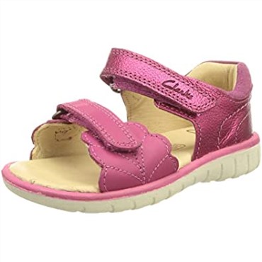 Sandalia Niña Roam Wing T Rosa Piel Clarks
