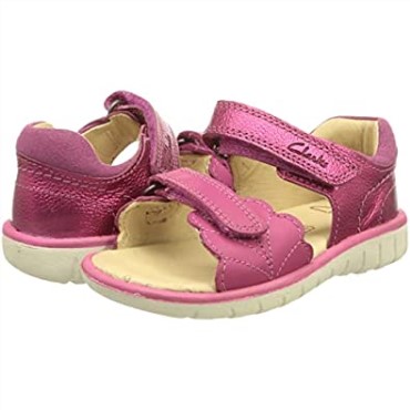 Sandalia Niña Roam Wing T Rosa Piel Clarks