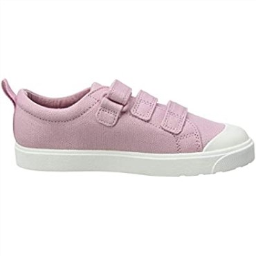 Rosa Lona Rosa Lona Rosa Clarks Niño Unisex Kids City Vibe K Zapatillas Bajas Niño