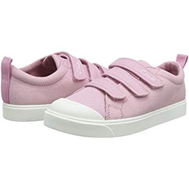 Rosa Lona Rosa Lona Rosa Clarks Niño Unisex Kids City Vibe K Zapatillas Bajas Niño