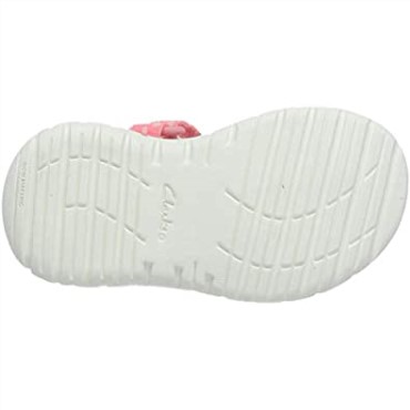 Rosa Combi Rosa Sandalias De Punta Abierta Surf Tide Para Niña Combi Rosa Clarks