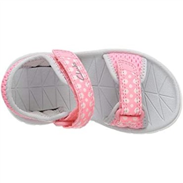 Rosa Combi Rosa Sandalias De Punta Abierta Surf Tide Para Niña Combi Rosa Clarks