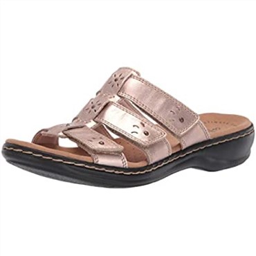 Sandalia Mujer Leisa Spring Slide Rosa Clarks