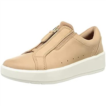Zapatillas Clarks Layton Rae De Piel Praliné Para Mujer