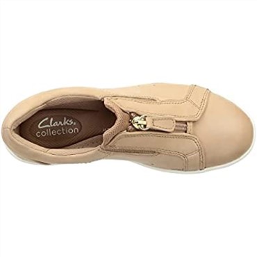 Zapatillas Clarks Layton Rae De Piel Praliné Para Mujer