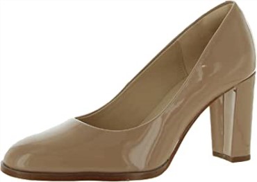 Praliné Charol Kaylcara 2 Cuero Negro Clarks