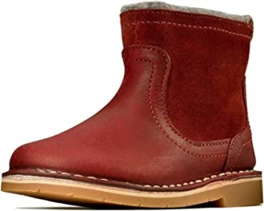 Rojo Rojo Oscuro Rojo Oscuro Clarks Girl's Comet Frost T Botas Chelsea