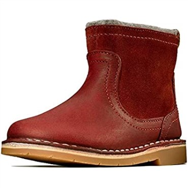 Rojo Rojo Oscuro Rojo Oscuro Clarks Girl's Comet Frost T Botas Chelsea